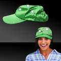 Light Up Sequin Baseball Cap (Green)